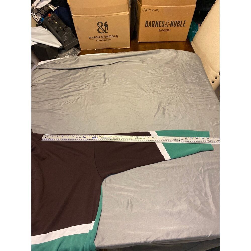 Nike Sweater Mens Large Green Dri Fit Sport Clash Fleece Pullover Hoodie